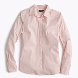 J.Crew Slim Strech Perfect Shirt | Shell Pink | xs